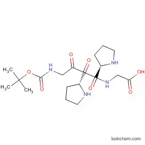 Molecular Structure of 92778-69-3 (Glycine,
N-[1-[1-[N-[(1,1-dimethylethoxy)carbonyl]glycyl]-L-prolyl]-L-prolyl]-)