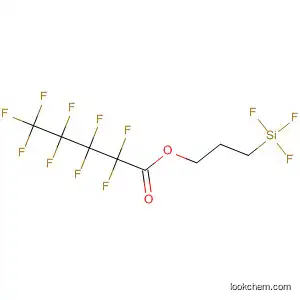 Molecular Structure of 92916-37-5 (Pentanoic acid, nonafluoro-, 3-(trifluorosilyl)propyl ester)