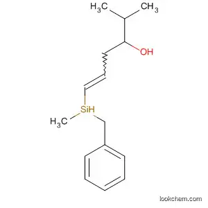 Molecular Structure of 92925-64-9 (5-Hexen-3-ol, 2-methyl-6-[methyl(phenylmethyl)silyl]-)