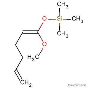 Molecular Structure of 92984-30-0 (Silane, [(1-methoxy-1,5-hexadienyl)oxy]trimethyl-, (E)-)