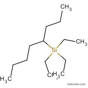 Molecular Structure of 92992-66-0 (Silane, triethyl(1-propylpentyl)-)