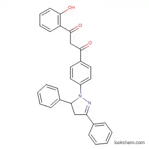 Molecular Structure of 93032-30-5 (1,3-Propanedione,
1-[4-(4,5-dihydro-3,5-diphenyl-1H-pyrazol-1-yl)phenyl]-3-(2-hydroxyphen
yl)-)
