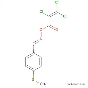 Benzaldehyde, 4-(methylthio)-,
O-(2,3,3-trichloro-1-oxo-2-propenyl)oxime