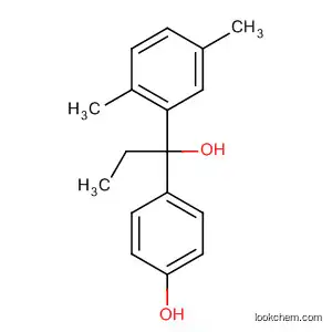 Molecular Structure of 93033-68-2 (Benzenemethanol, a-ethyl-a-(4-hydroxyphenyl)-2,5-dimethyl-)