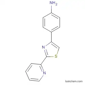 Molecular Structure of 93052-35-8 (Benzenamine, 4-[2-(2-pyridinyl)-4-thiazolyl]-)