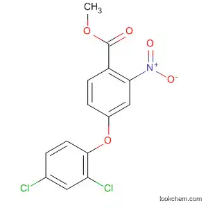 Molecular Structure of 93052-69-8 (Benzoic acid, 4-(2,4-dichlorophenoxy)-2-nitro-, methyl ester)