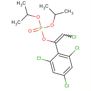 Phosphoric acid, 2-chloro-1-(2,4,6-trichlorophenyl)ethenyl  bis(1-methylethyl) ester