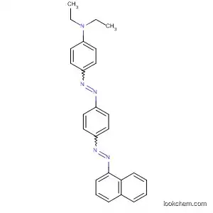 Molecular Structure of 93054-26-3 (Benzenamine, N,N-diethyl-4-[[4-(1-naphthalenylazo)phenyl]azo]-)