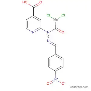 Molecular Structure of 93057-83-1 (Manganese, dichloro[4-pyridinecarboxylic acid
[(4-nitrophenyl)methylene]hydrazide]-)
