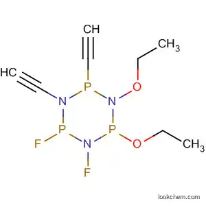 Molecular Structure of 93059-26-8 (1,3,5,2,4,6-Triazatriphosphorine,
diethoxydiethynyldifluoro-2,2,4,4,6,6-hexahydro-)