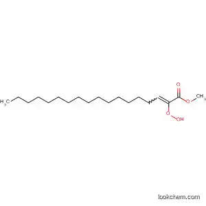 Molecular Structure of 93060-49-2 (Octadecenoic acid, hydroperoxy-, methyl ester)