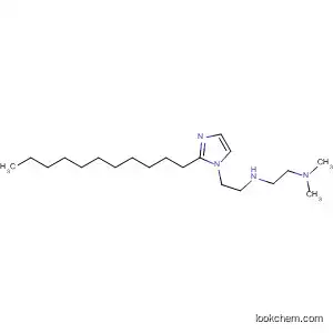 Molecular Structure of 93064-96-1 (1,2-Ethanediamine,
N'-[2-(4,5-dihydro-2-undecyl-1H-imidazol-1-yl)ethyl]-N,N-dimethyl-)
