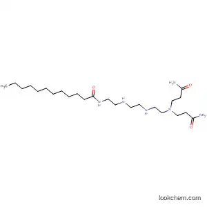 Molecular Structure of 93064-99-4 (4,7,10,13-Tetraazapentacosanamide, 4-(3-amino-3-oxopropyl)-14-oxo-)