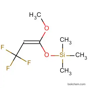 Molecular Structure of 93247-32-6 (Silane, trimethyl[(3,3,3-trifluoro-1-methoxy-1-propenyl)oxy]-, (Z)-)