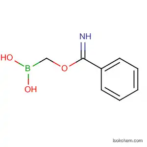 Molecular Structure of 93361-15-0 (Benzenecarboximidic acid, boronomethyl ester)