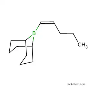 Molecular Structure of 93368-40-2 (9-Borabicyclo[3.3.1]nonane, 9-(1-pentenyl)-, (Z)-)