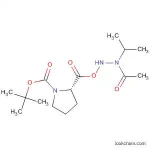 1,2-Pyrrolidinedicarboxylic acid, 2-(1,1-dimethylethyl) ester,
1-[1-methyl-2-(1-methylethyl)hydrazide], (S)-