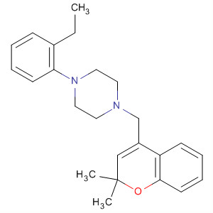 Piperazine,  1-[(2,2-dimethyl-2H-1-benzopyran-4-yl)methyl]-4-(2-ethylphenyl)-