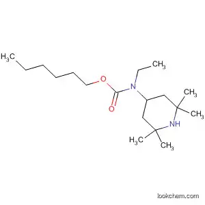 Molecular Structure of 93790-05-7 (Carbamic acid, ethyl(2,2,6,6-tetramethyl-4-piperidinyl)-, 1,6-hexanediyl
ester)