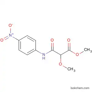 Molecular Structure of 93823-38-2 (Propanoic acid, 2-methoxy-3-[(4-nitrophenyl)amino]-3-oxo-, methyl
ester)