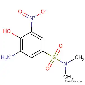 Molecular Structure of 93972-45-3 (Benzenesulfonamide, 3-amino-4-hydroxy-N,N-dimethyl-5-nitro-)