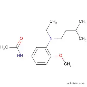Molecular Structure of 93972-80-6 (Acetamide, N-[3-[ethyl(3-methylbutyl)amino]-4-methoxyphenyl]-)