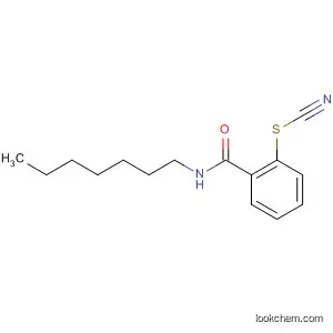 Molecular Structure of 93973-30-9 (Thiocyanic acid, 2-[(heptylamino)carbonyl]phenyl ester)