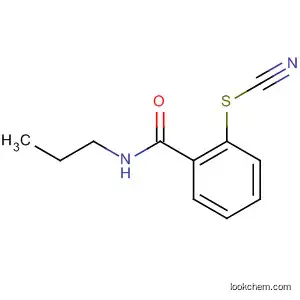 Molecular Structure of 93973-53-6 (Thiocyanic acid, 2-[(propylamino)carbonyl]phenyl ester)