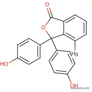 Molecular Structure of 93975-61-2 (1(3H)-Isobenzofuranone, 3,3-bis(4-hydroxyphenyl)-, mercury salt)
