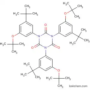 Molecular Structure of 93976-00-2 (1,3,5-Triazine-2,4,6(1H,3H,5H)-trione,
1,3,5-tris[3,5-bis(1,1-dimethylethyl)hydroxyphenyl]-)
