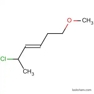 Molecular Structure of 94008-91-0 (3-Hexene, 5-chloro-1-methoxy-, (E)-)