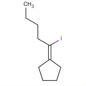 Cyclopentane, (1-iodopentylidene)-