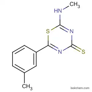 Molecular Structure of 94014-51-4 (4H-1,3,5-Thiadiazine-4-thione, 2-(methylamino)-6-(3-methylphenyl)-)