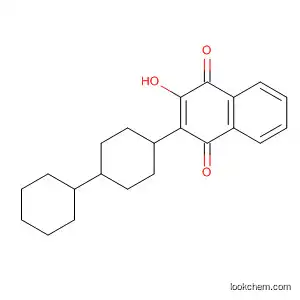 Molecular Structure of 94015-50-6 (1,4-Naphthalenedione, 2-[1,1'-bicyclohexyl]-4-yl-3-hydroxy-)