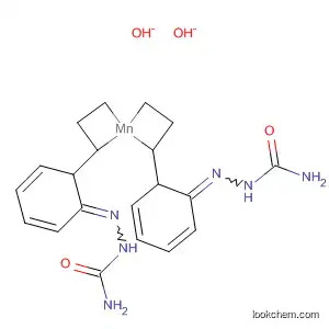 Molecular Structure of 94016-78-1 (Manganese, bis[a-[(aminocarbonyl)hydrazono]benzenepropanoato]-)