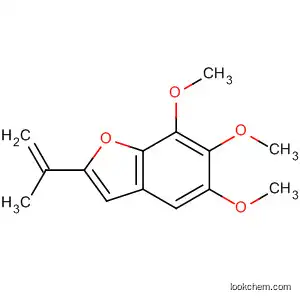 Molecular Structure of 94035-85-5 (Benzofuran, 5,6,7-trimethoxy-2-(1-methylethenyl)-)