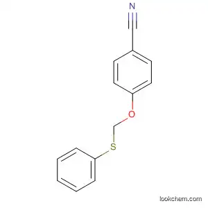 Molecular Structure of 94155-91-6 (Benzonitrile, 4-[(phenylthio)methoxy]-)