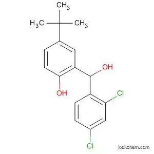 Molecular Structure of 94221-47-3 (Benzenemethanol,
2,4-dichloro-a-[5-(1,1-dimethylethyl)-2-hydroxyphenyl]-)