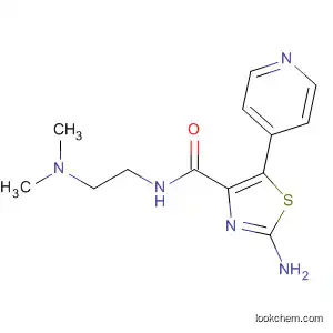 Molecular Structure of 94274-00-7 (4-Thiazolecarboxamide,
2-amino-N-[2-(dimethylamino)ethyl]-5-(4-pyridinyl)-)