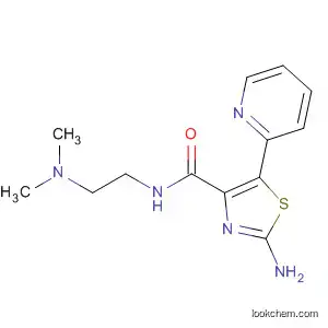 Molecular Structure of 94274-01-8 (4-Thiazolecarboxamide,
2-amino-N-[2-(dimethylamino)ethyl]-5-(2-pyridinyl)-)