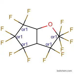 Molecular Structure of 94354-57-1 (2H-Cyclopenta[b]furan, dodecafluorohexahydro-, cis-)