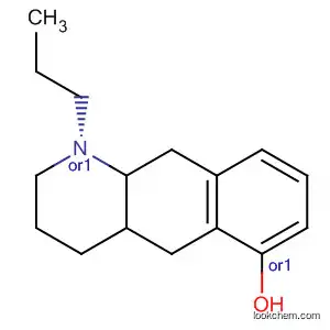Molecular Structure of 94367-77-8 (Benzo[g]quinolin-6-ol, 1,2,3,4,4a,5,10,10a-octahydro-1-propyl-, trans-)