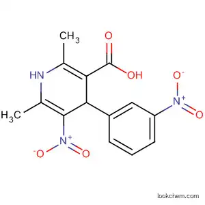 Molecular Structure of 94748-21-7 (3-Pyridinecarboxylic acid,
1,4-dihydro-2,6-dimethyl-5-nitro-4-(3-nitrophenyl)-)