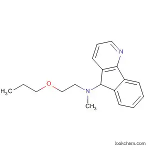 Molecular Structure of 94769-35-4 (5H-Indeno[1,2-b]pyridin-5-amine, N-methyl-N-(2-propoxyethyl)-)
