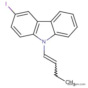 Molecular Structure of 94769-48-9 (9H-Carbazole, 9-(1-butenyl)-3-iodo-)