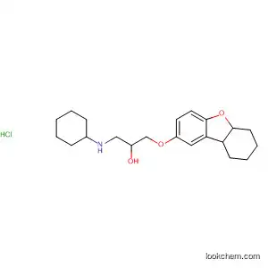 Molecular Structure of 94769-57-0 (2-Propanol,
1-(cyclohexylamino)-3-[(5a,6,7,8,9,9a-hexahydro-2-dibenzofuranyl)oxy]-
, hydrochloride)