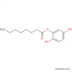 Molecular Structure of 94773-01-0 (Octanoic acid, 3,6-dihydroxy-1,2,4,5-benzenetetrayl ester)