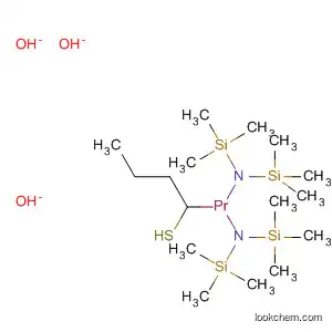 Molecular Structure of 94788-73-5 (Praseodymium,
(1-butanethiolato)bis[1,1,1-trimethyl-N-(trimethylsilyl)silanaminato]-)
