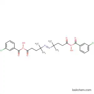 Molecular Structure of 94789-84-1 (Diazene, bis[4-[(3-chlorobenzoyl)dioxy]-1,1-dimethyl-4-oxobutyl]-)