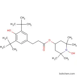 Molecular Structure of 94790-07-5 (1-Piperidinyloxy,
4-[3-[3,5-bis(1,1-dimethylethyl)-4-hydroxyphenyl]-1-oxopropoxy]-2,2,6,6-
tetramethyl-)